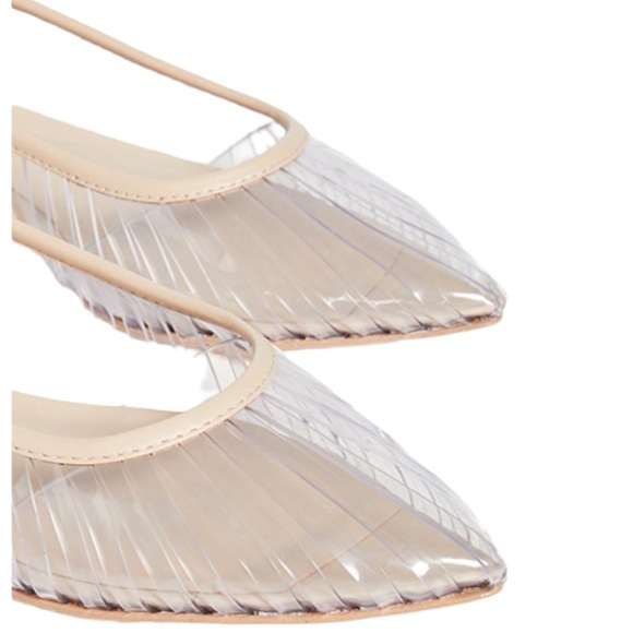 New Cult Gaia Leena Flats Clear Size 9 US / 39 EU - Picture 2 of 12